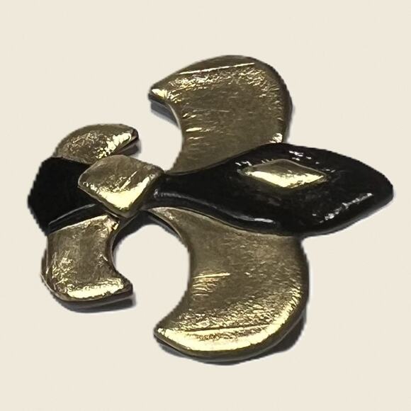 Oscar of New Orleans Fleur-de-Lis Brooch/Pin - Picture 3 of 6